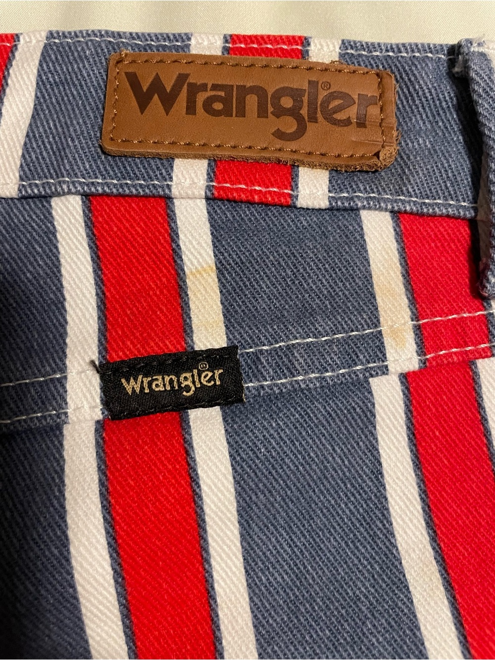 Wrangler Americana High Rise Fierce Stripes Jeans Size 6 - Picture 8 of 10